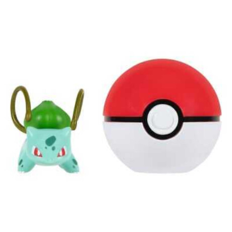 Figura Pokémon Clip 'N' Go - Bulbasaur y Poke Ball Figura Pokémon Clip 'N' Go - Bulbasaur y Poke Ball