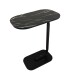 Mesa auxiliar Lumax de arrime MDF símil mármol para living Mesa auxiliar Lumax de arrime MDF símil mármol para living
