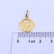 Medalla oro 18k virgen niña. Medalla oro 18k virgen niña.