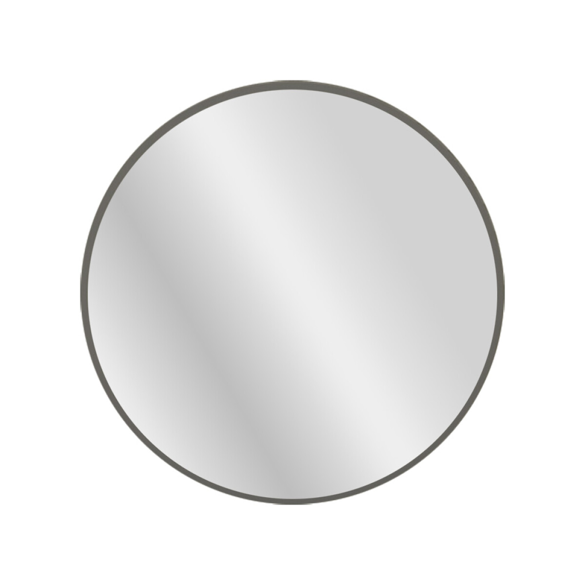 Espejo Modelo Helen Plata Mate Con Luz Neutra +touch / 80 Cm 