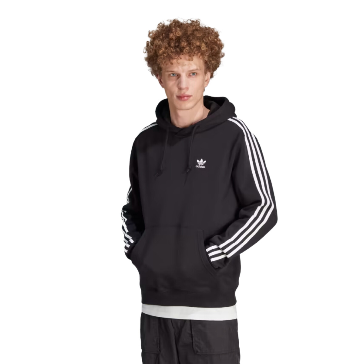 Canguro Adidas 3-Stripes Hoody - Negro 