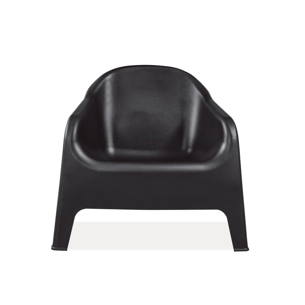 BUTACA EXTERIOR POLIPROPILENO NEGRO SKARPO