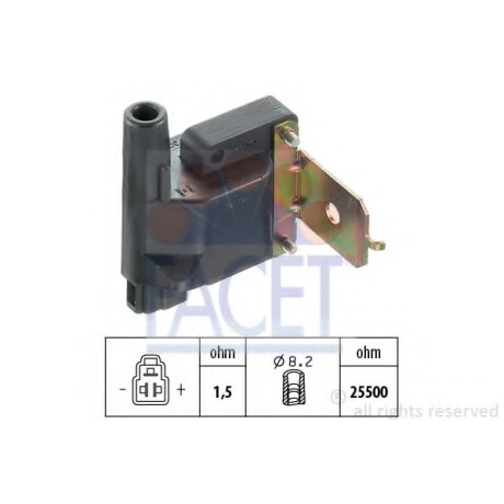 BOBINA ENCENDIDO DAIHATSU CUORE CHARADE APPLAUSSE 3 ENCHUFES - BOBINA ENCENDIDO DAIHATSU CUORE CHARADE APPLAUSSE 3 ENCHUFES -