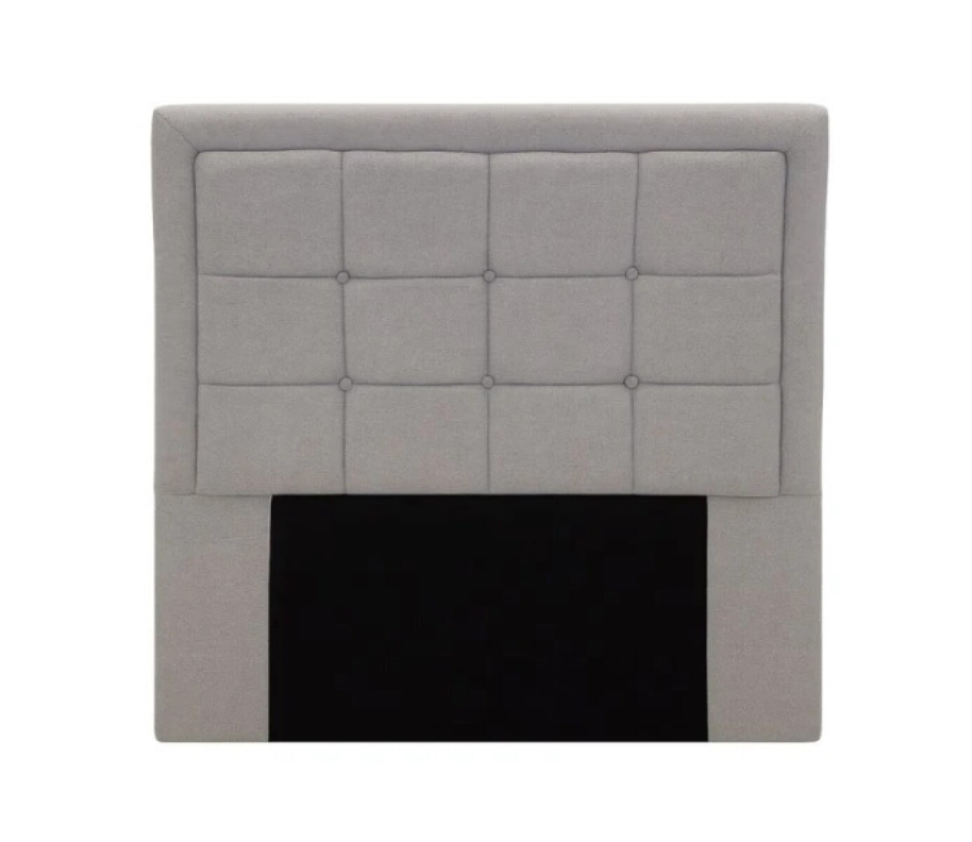 Respaldo Veneza Tela 0.90 Gris 