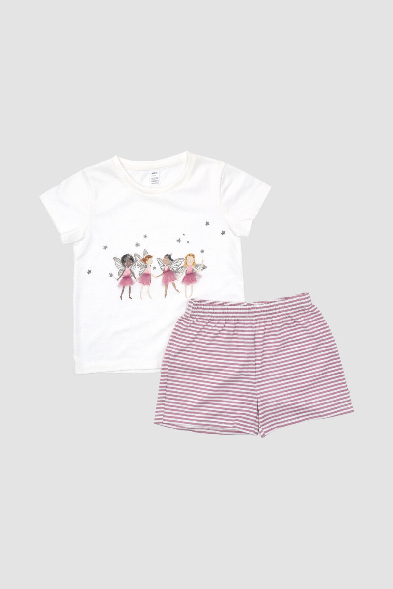 Pijama infantil angel - Rosado 