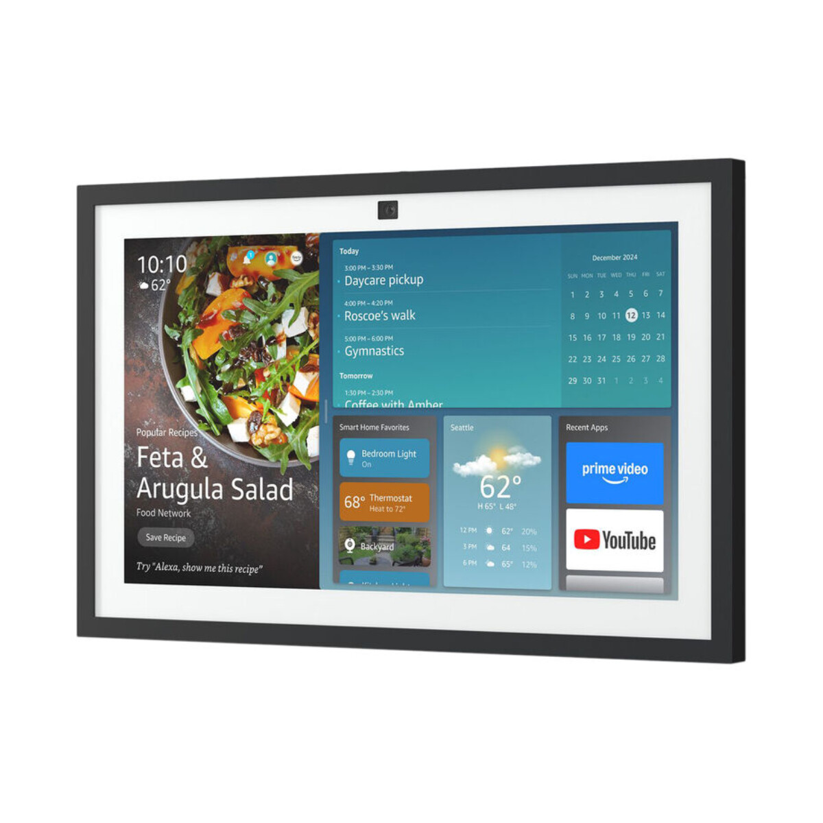 Pantalla inteligente Amazon Echo Show 15 FHD 15.6'' Black 