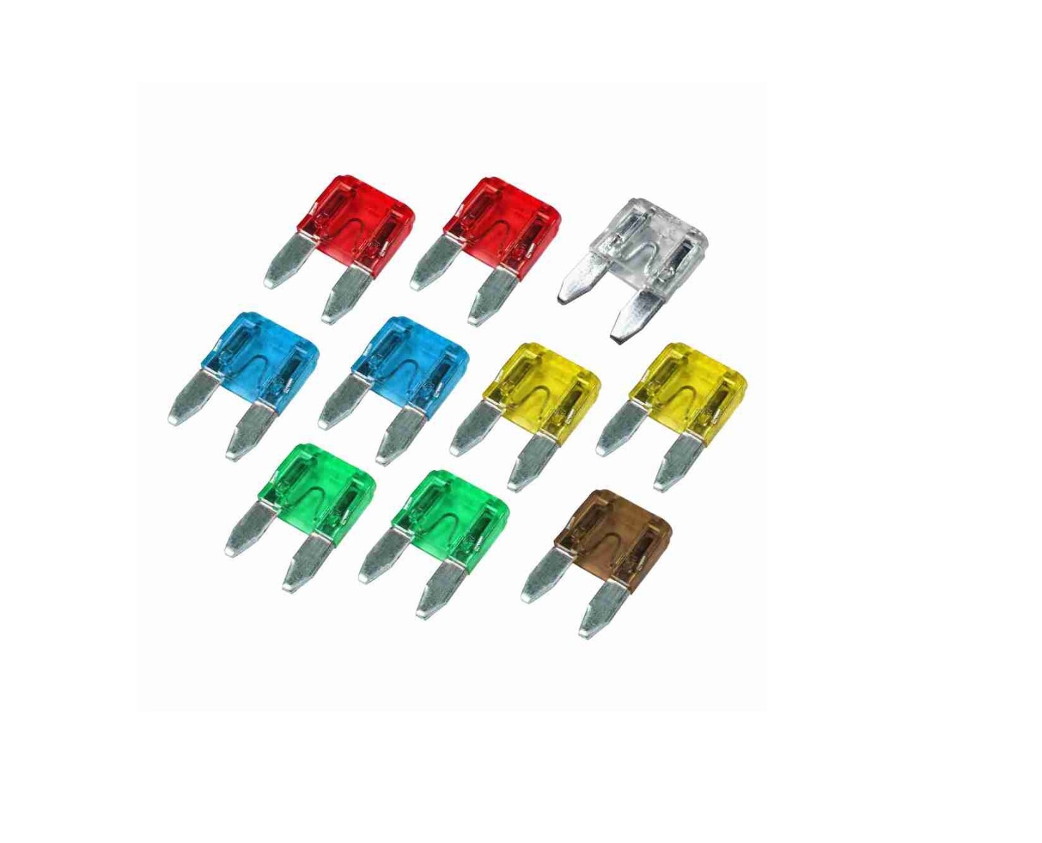 KIT MINI FUSIBLES 7.5 / 10 / 15 / 20 / 25 / 30 AMP X10 