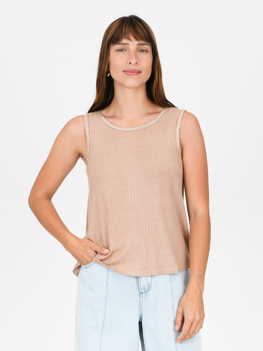 MUSCULOSA TARTU - TAUPE 