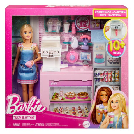 Barbie Profesiones Set de Juego Diversión en la Cafetería Barbie Profesiones Set de Juego Diversión en la Cafetería