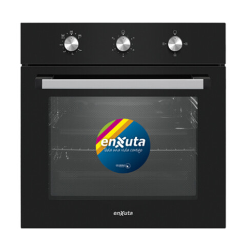 HORNO ENXUTA A GAS DE EMPOTRAR HEENXG5500NG Negro Sin color