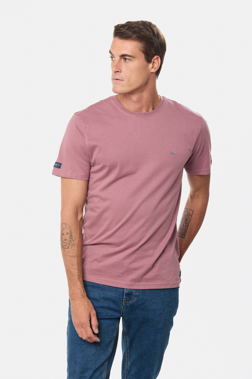 REMERA LISA DE ALGODÓN Rosado