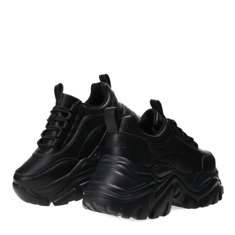 Championes de Mujer Miss Carol Lime Negro