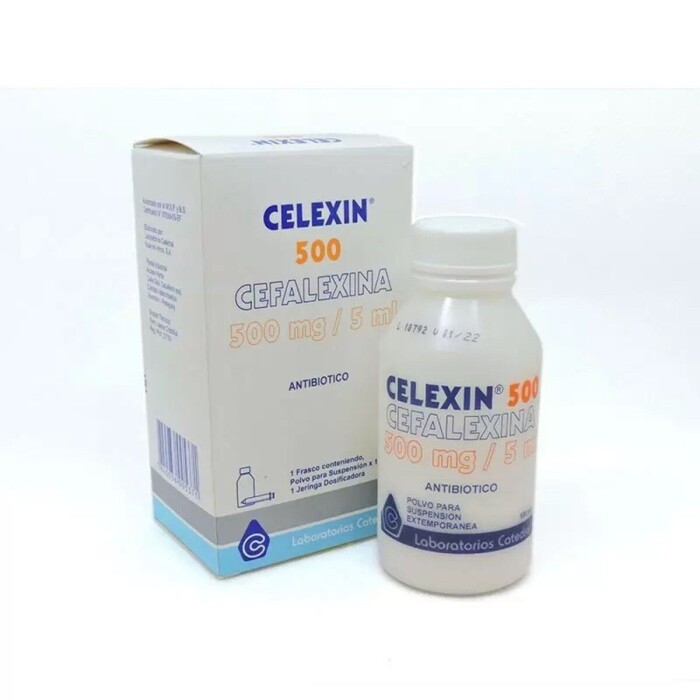 CELEXIN 500 SUSP. FRASCO X 100 ML. única