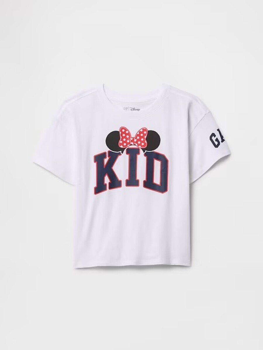 Remera Gráfico Toddler Niña - Sp Dis Fam Wht Te Sp25 