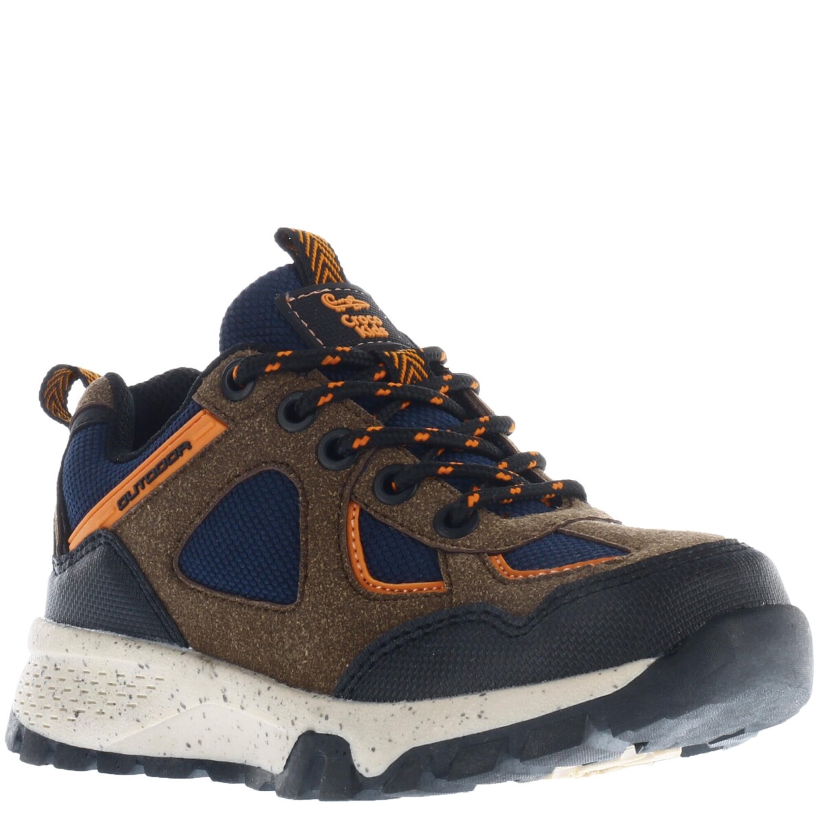 Championes de Niño Croco Kids ANNE acordonado - Tan 