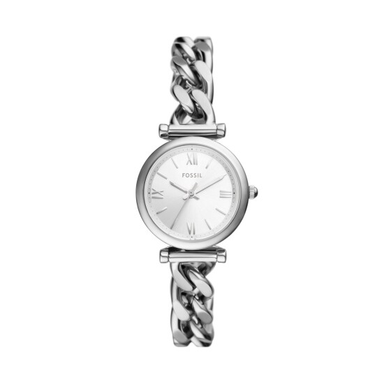 Reloj FOSSIL CARLIE Acero Plateado Esfera 28mm 0