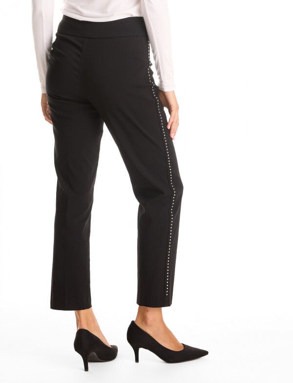 Pantalon Slim Tachas NEGRO
