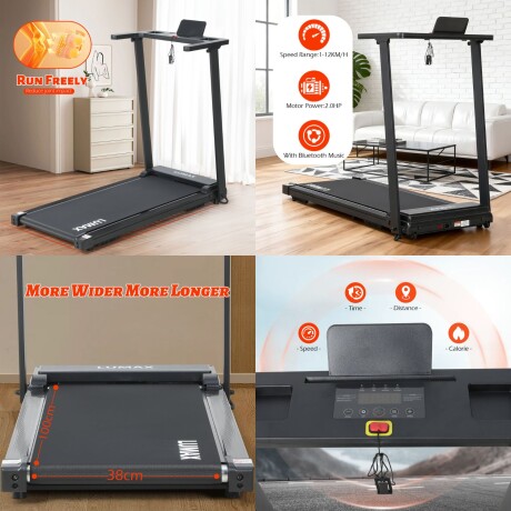 Caminadora Eléctrica Plegable Cinta Lumax 2hp 12km Caminadora Eléctrica Plegable Cinta Lumax 2hp 12km