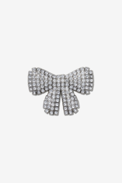 JIBBITZ CROCS BLING BOW Plata