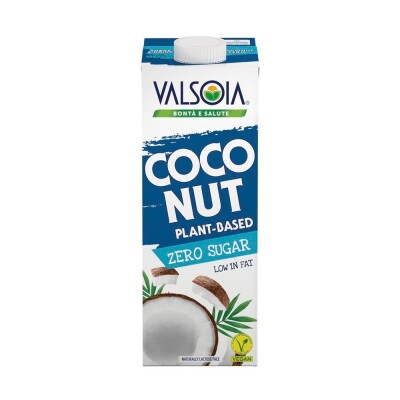 Leche de coco zero 1ltr Valsoia Leche De Coco Zero Valsoia 1l