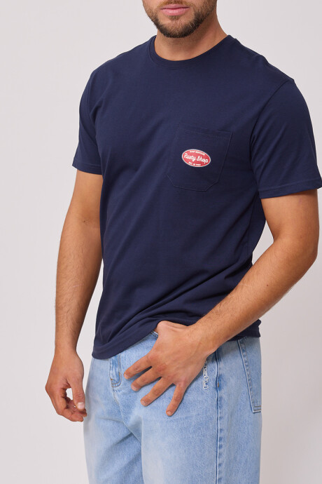 T-SHIRT ZEPHYR RUSTY Navy