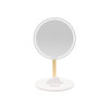 Espejo circular con luz LED y soporte Espejo Circular Con Luz Led Y Soporte
