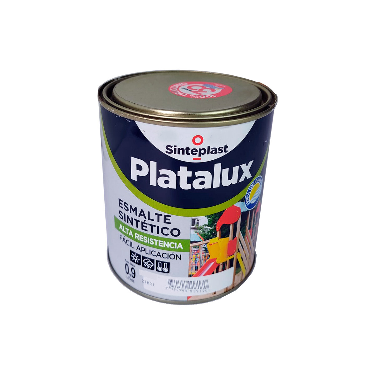 Esmalte Sintético Platalux Negro 0.90l 