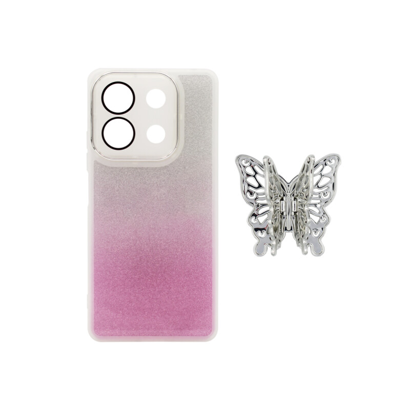 Protector para Xiaomi Redmi Note 13 Pro 5G brillos rosa Protector Para Xiaomi Redmi Note 13 Pro 5g Brillos Rosa