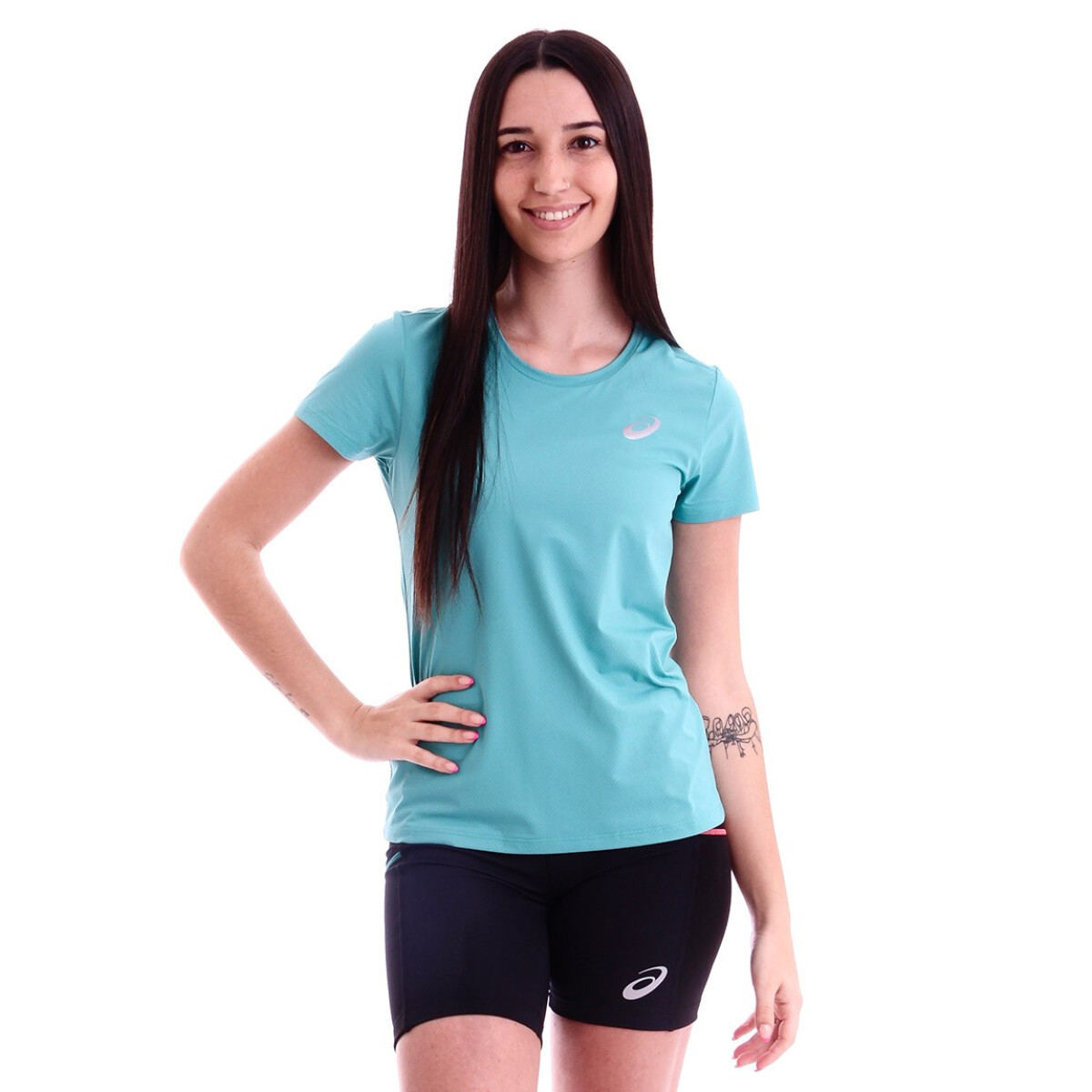 Ultrasport Rainbow – Camiseta Deportiva de Manga Corta para Mujer