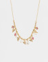 Collares Cortos Con corazón Collar Corto Con Multidijes De Corazones - Dorado