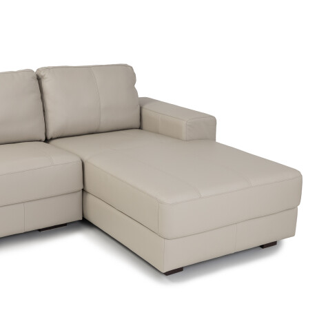 Rinconera Como - Cuero Básico - 2 + Chaise derecho Arena - (Preventa)