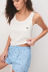 PIJAMA CORTO MARIETTE Off White