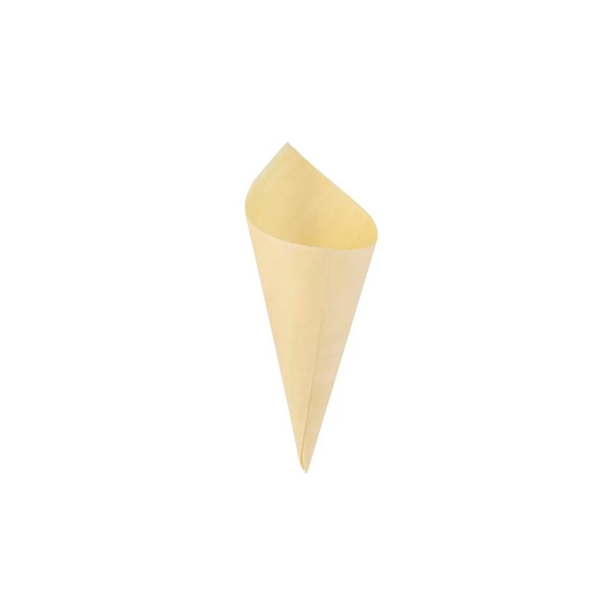 Cono mini de madera, diámetro 50 mm, altura 120 mm - 100 u 