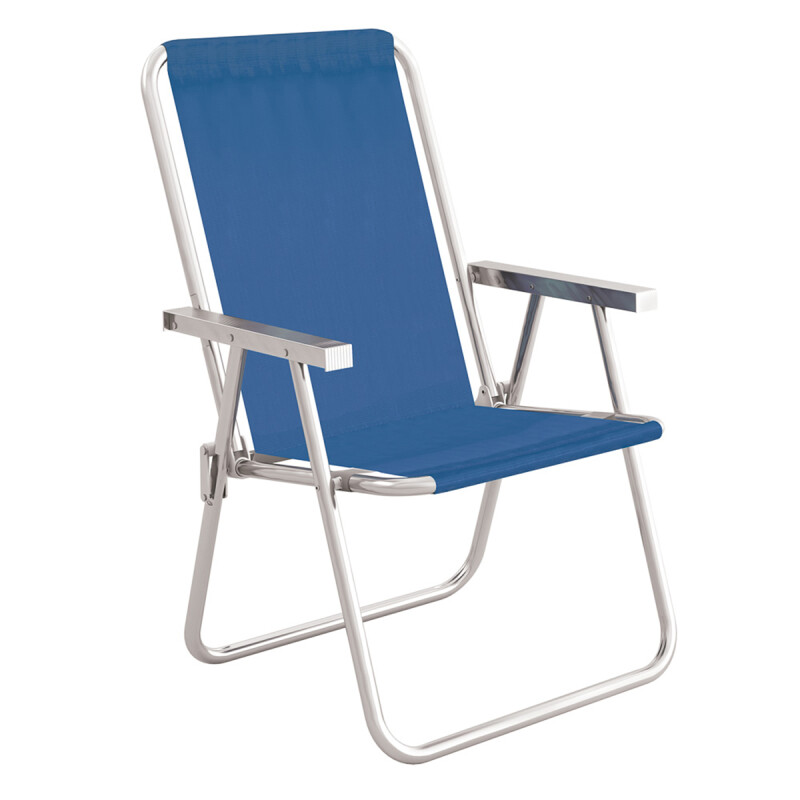 Silla Alta Conforto Aluminio AZUL OSCURO