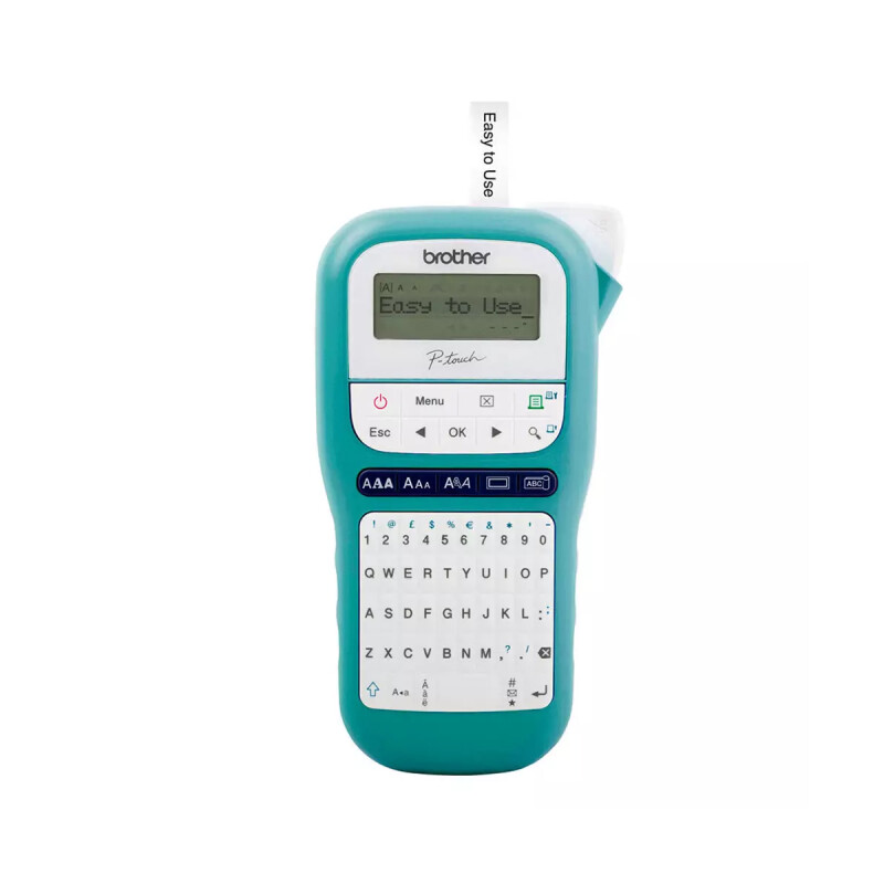 Rotuladora portátil Brother PT-H110 Verde Con Pilas regalo Rotuladora portátil Brother PT-H110 Verde Con Pilas regalo