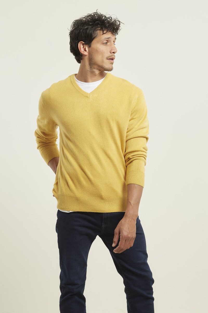 SWEATER V HARRINGTON URBAN - Amarillo 