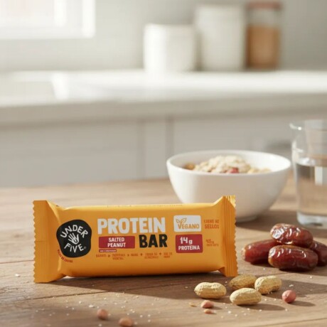 Barras De Proteína 45g Kit x12 Underfive Sabor Salted Peanut