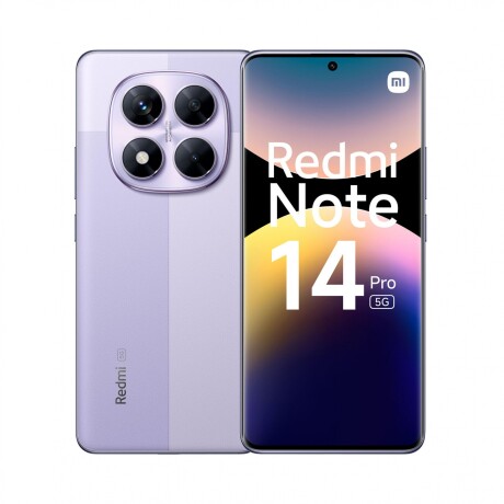 XIAOMI REDMI NOTE 14 PRO 5G 256/8 XIAOMI Redmi Note 14 Pro 5G 6,67' 256GB 8GB RAM Cámara 200Mpx - Lavender Purple