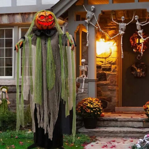 Fantasma Calabaza con Luz Sonido y Movimiento Fantasma Calabaza con Luz Sonido y Movimiento
