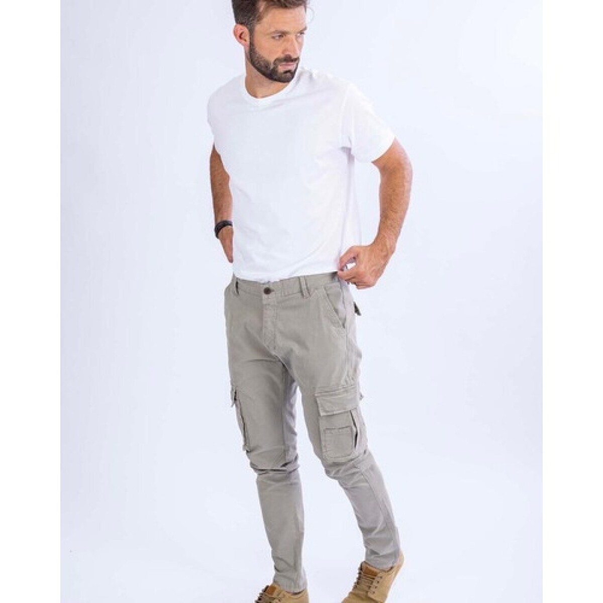 Pantalón cargo para hombre UFO Pilgrim Beige - Beige 