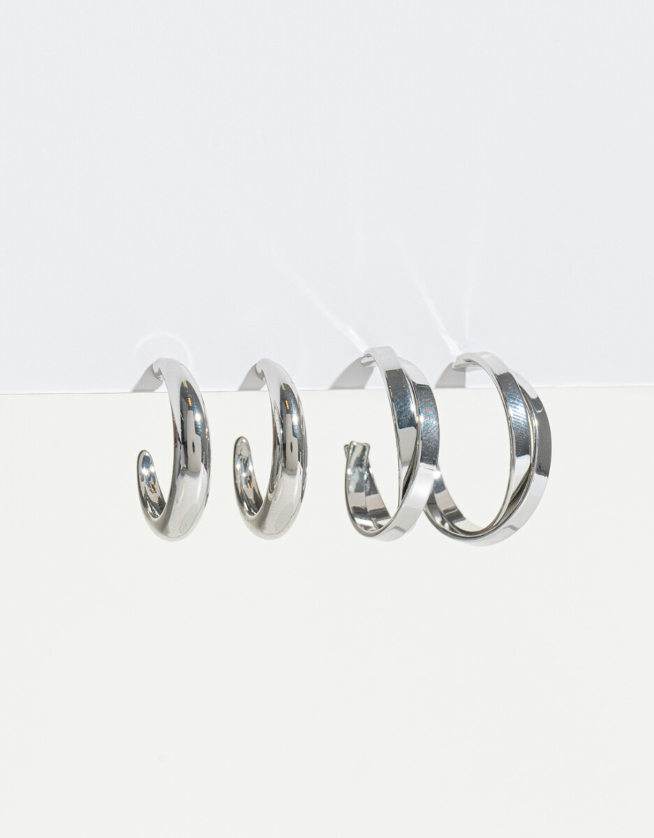 Set De Argollas Combinadas 