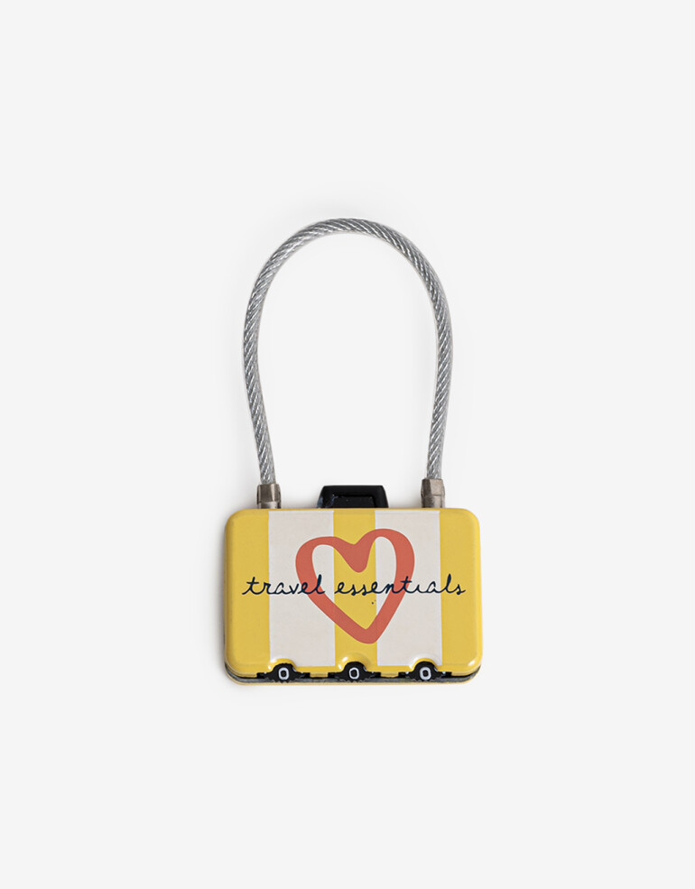 Viajes Varios Candado Con Combinación Numérica - Combinacion Tricolor