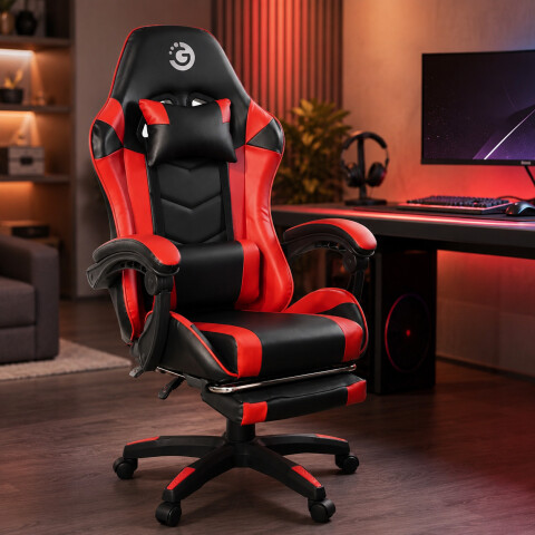 Silla Escritorio Gamer Ergonómica Reclinable Apoya Pies Goldtech Giratoria Silla Escritorio Gamer Ergonómica Reclinable Apoya Pies Goldtech Giratoria