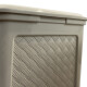 Tarro de residuos rattan con pedal 13 Lts GRIS