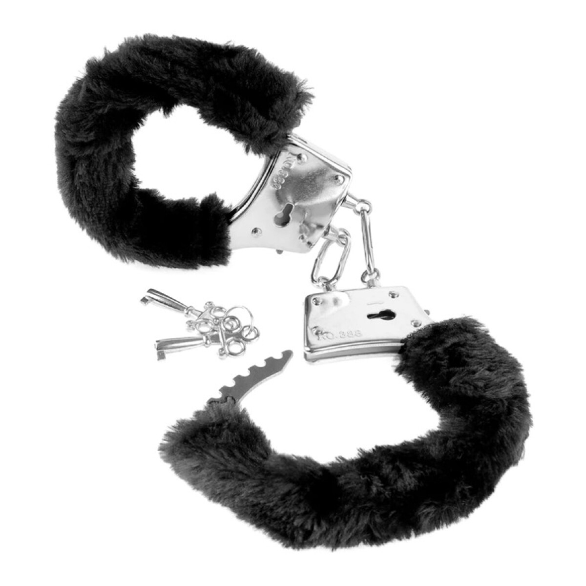 Esposas Beginner's Furry Cuffs Fetish Negro 