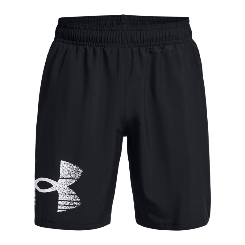 UA Tech Woven Graphic Short-RED BLK-003