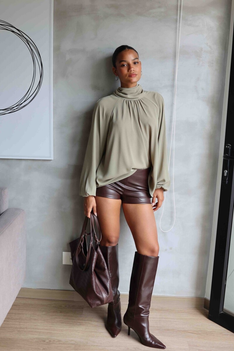 SHORT MONACO MARRON