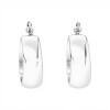 Caravanas Aros anchos- Plata 925 - Sin piedra - CA4120 sinpiedra