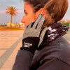 Guantes Térmicos Reflectivo Running Reebok Gris