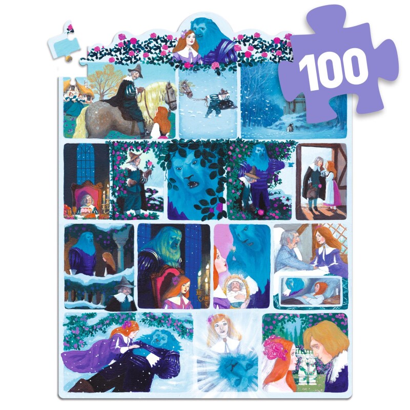 Puzzle Story 38x50cm 100 Pcs La Bella y la Bestia